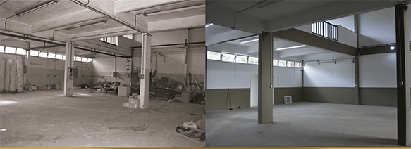 Antes e depois da reforma